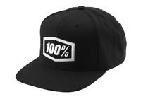 Kšiltovka 100% - ICON Snapback černá (vel. UNI)
