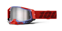 RACECRAFT 2 CLEAT, 100% brýle, stříbrné plexi