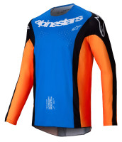 Dres TECHSTAR MELT, ALPINESTARS (oranžová/modrá) 2025