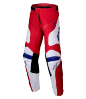 Kalhoty RACER VEIL, ALPINESTARS, dětské (červená/bílá) 2025