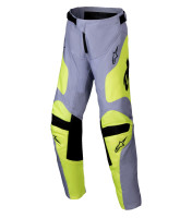 Kalhoty RACER VEIL, ALPINESTARS, dětské (šedá/žlutá fluo) 2025