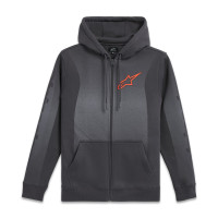 Mikina ARISING HOODIE, ALPINESTARS (tmavě šedá/světle šedá)