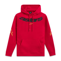 Mikina ELLIPTIC HOODIE, ALPINESTARS (červená)