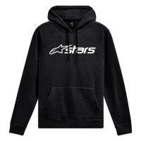 Mikina BLAZE HOODIE 3, ALPINESTARS (černá/bílá)