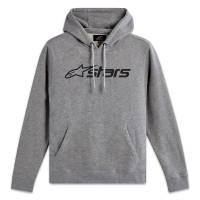 Mikina BLAZE HOODIE 3, ALPINESTARS (šedá/černá)