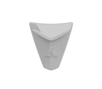 Kryt bradové ventilace pro přilby SPECKTRE, AIROH (cementová šedá lesklá)
