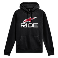 Mikina RIDE HOODIE 4, ALPINESTARS (černá/bílá/červená)